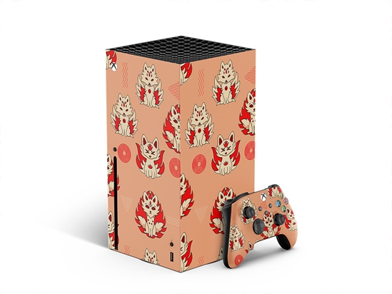 Lovely Kitsune Animal XBOX DIY Decal