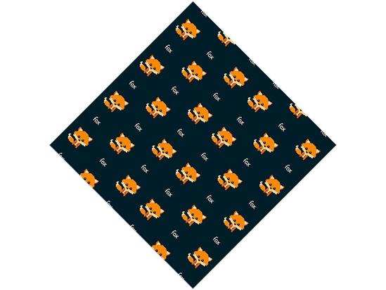 Pixel Tails Animal Vinyl Wrap Pattern