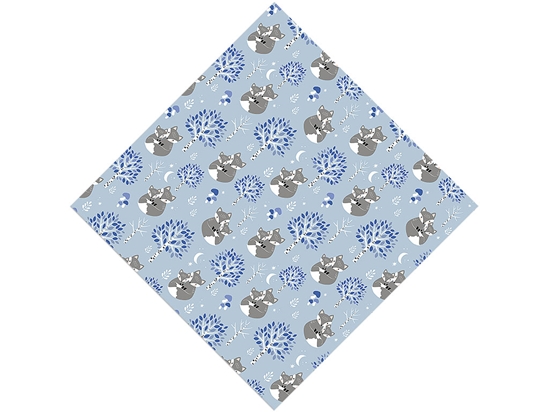 Snowy Sneaks Animal Vinyl Wrap Pattern