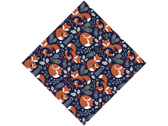 Winter Woods Animal Vinyl Wrap Pattern