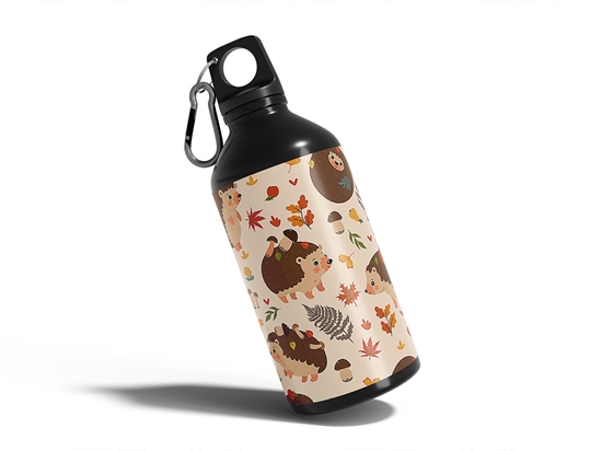 Wooden Habitat Animal Water Bottle DIY Stickers