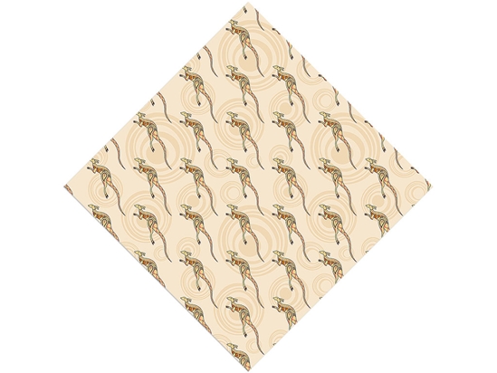 Bounding Away Animal Vinyl Wrap Pattern