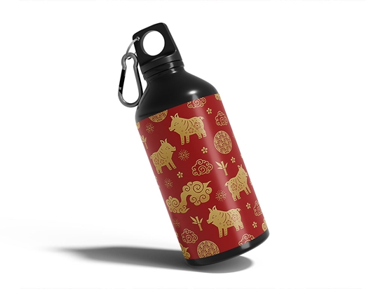 Missus Year Animal Water Bottle DIY Stickers