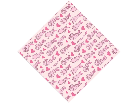 Bunny Love Animal Vinyl Wrap Pattern