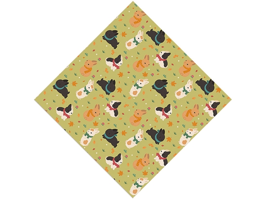 Chilly Day Animal Vinyl Wrap Pattern