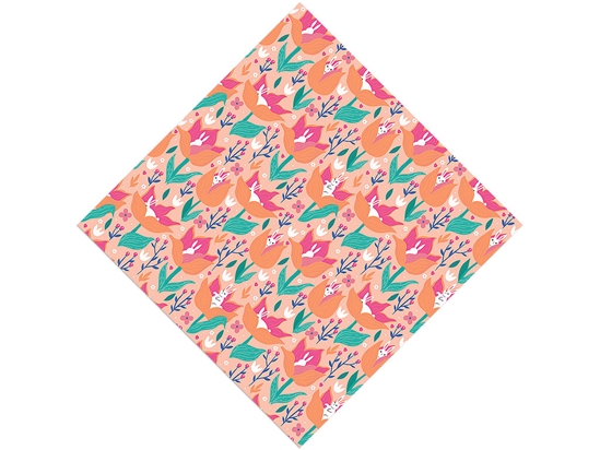 Hidden Tulips Animal Vinyl Wrap Pattern