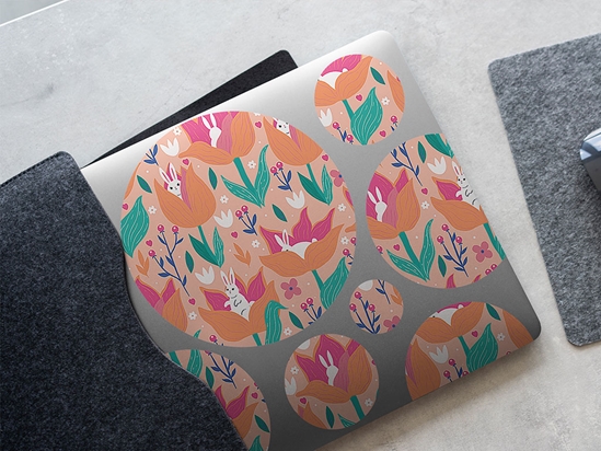 Hidden Tulips Animal DIY Laptop Stickers