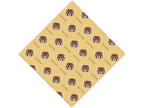 Pixel Fire Animal Vinyl Wrap Pattern