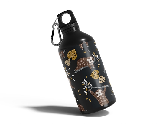 Evening Nap Animal Water Bottle DIY Stickers