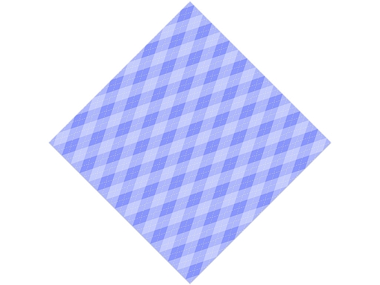 Blooming Periwinkle Argyle Vinyl Wrap Pattern