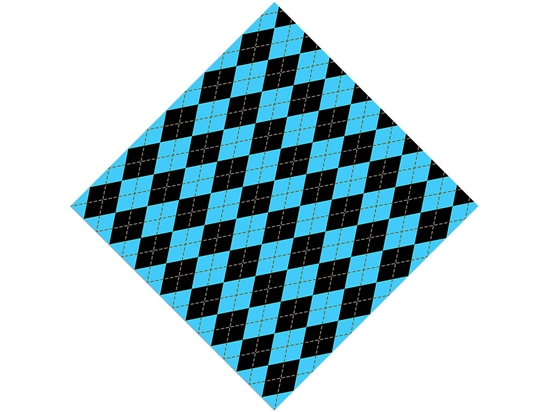 Fantasy Wash Argyle Vinyl Wrap Pattern