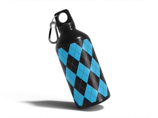 Fantasy Wash Argyle Water Bottle DIY Stickers