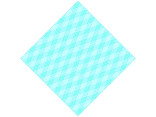 Rigid Aqua Argyle Vinyl Wrap Pattern