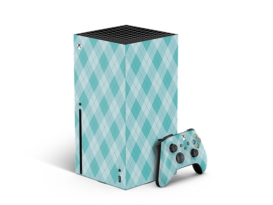 Starched Linen Argyle XBOX DIY Decal