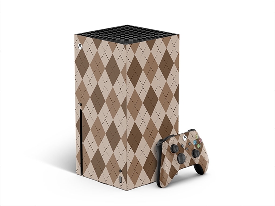 Fashionable Grandpa Argyle XBOX DIY Decal