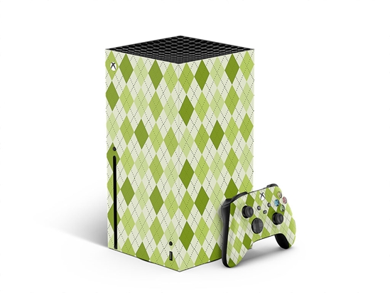 Cut the Grass Argyle XBOX DIY Decal