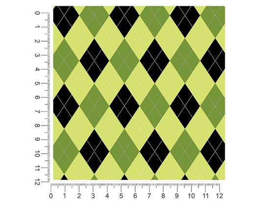 Dapper Envy Argyle 1ft x 1ft Craft Sheets