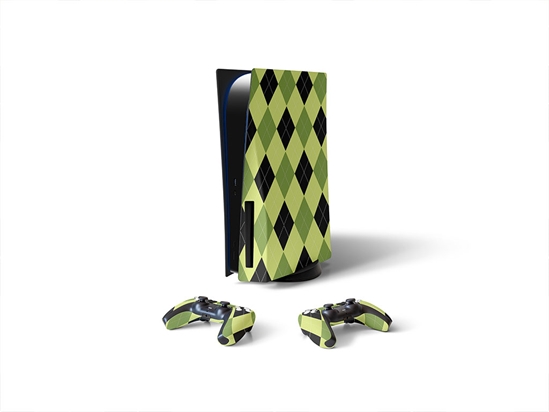 Dapper Envy Argyle Sony PS5 DIY Skin