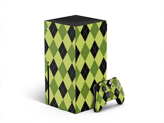 Dapper Envy Argyle XBOX DIY Decal