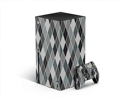 Gothic Charm Argyle XBOX DIY Decal