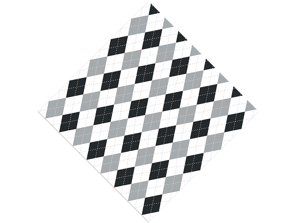 Pesky Pebbles Argyle Vinyl Wrap Pattern