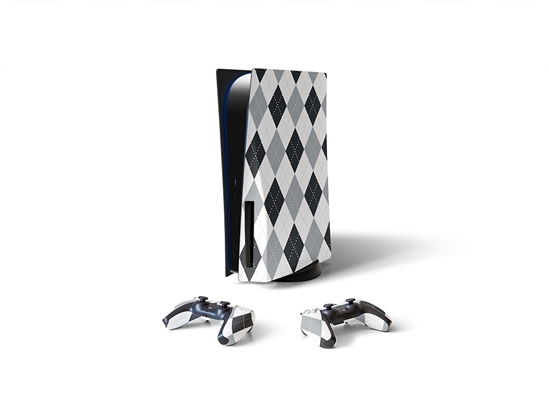 Pesky Pebbles Argyle Sony PS5 DIY Skin