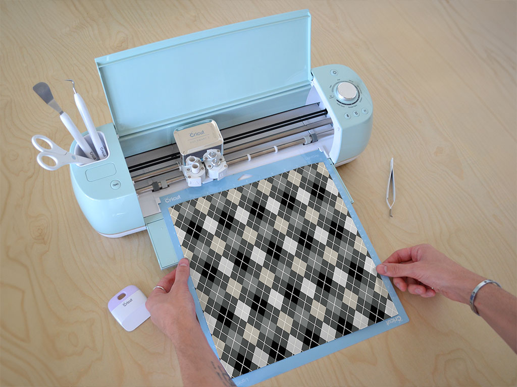 Professional Shadow Argyle Cricut Compatible Vinyl