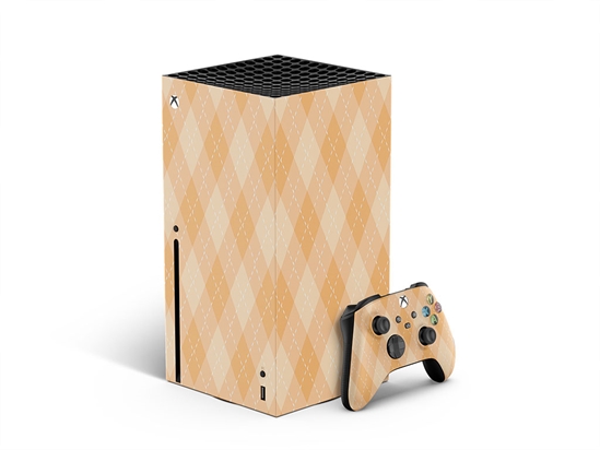 Pale Desert Argyle XBOX DIY Decal