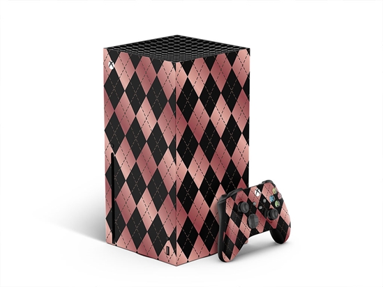 Hidden Flamingos Argyle XBOX DIY Decal