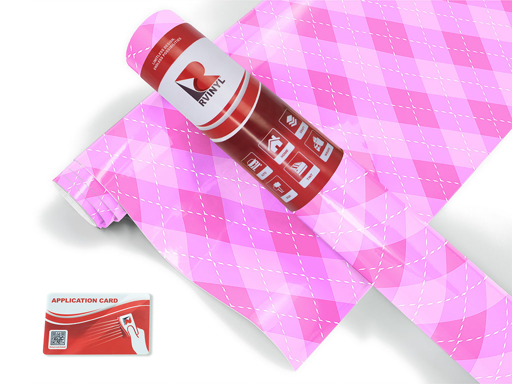 Ladies Golf Argyle Craft Vinyl Roll