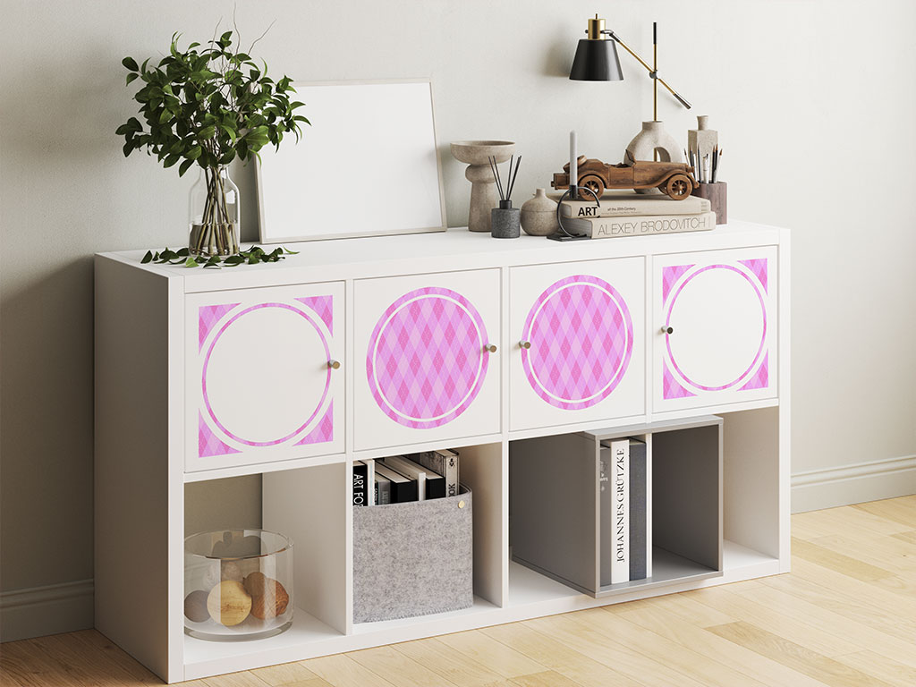 Ladies Golf Argyle DIY Furniture Stickers