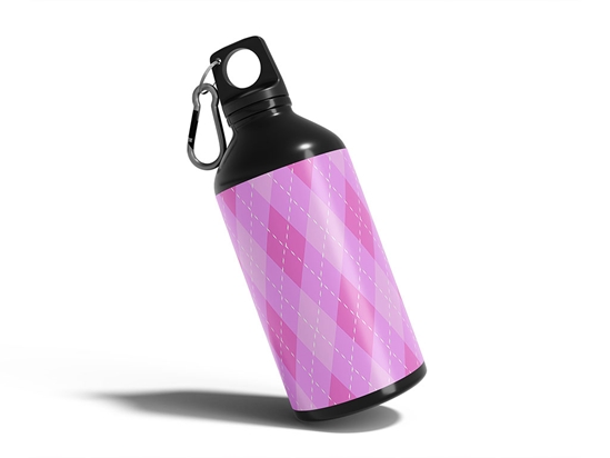 Ladies Golf Argyle Water Bottle DIY Stickers