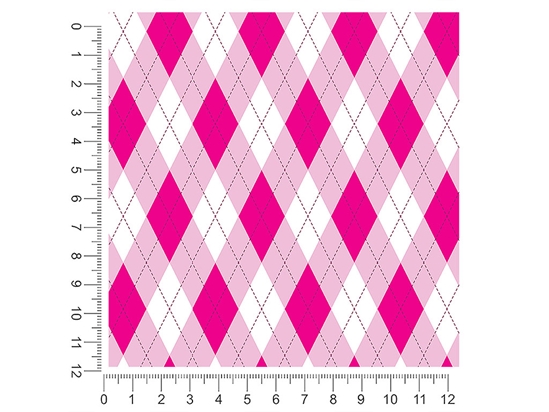 Razzmatazz Riot Argyle 1ft x 1ft Craft Sheets