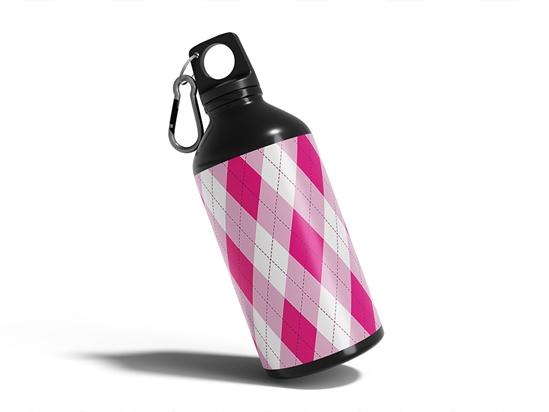 Razzmatazz Riot Argyle Water Bottle DIY Stickers