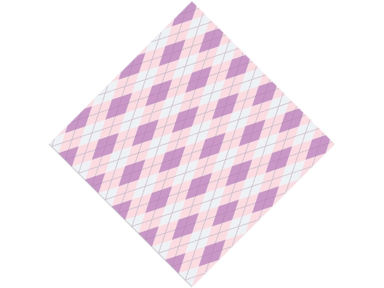 Downtrodden Thistle Argyle Vinyl Wrap Pattern