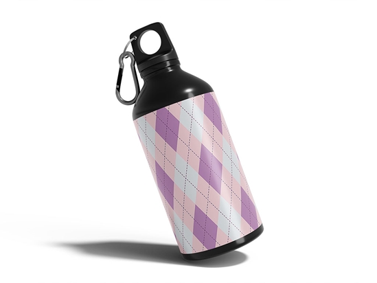 Downtrodden Thistle Argyle Water Bottle DIY Stickers