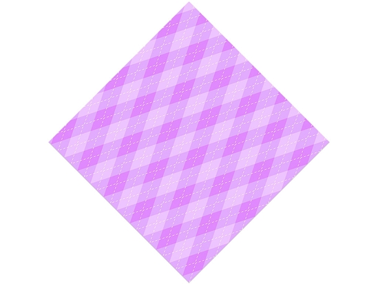 Heliotrope Dance Argyle Vinyl Wrap Pattern