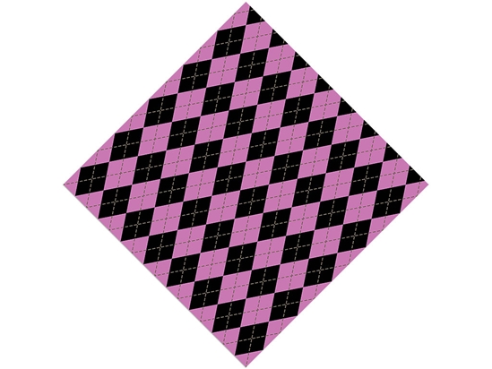 Pearlized Pale Argyle Vinyl Wrap Pattern