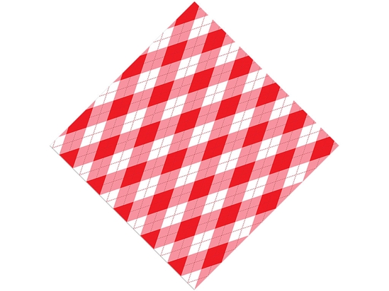 Picnic Date Argyle Vinyl Wrap Pattern