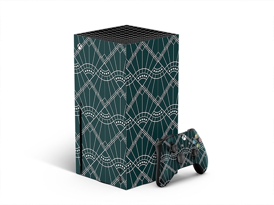 Baseball Diamond Art Deco XBOX DIY Decal