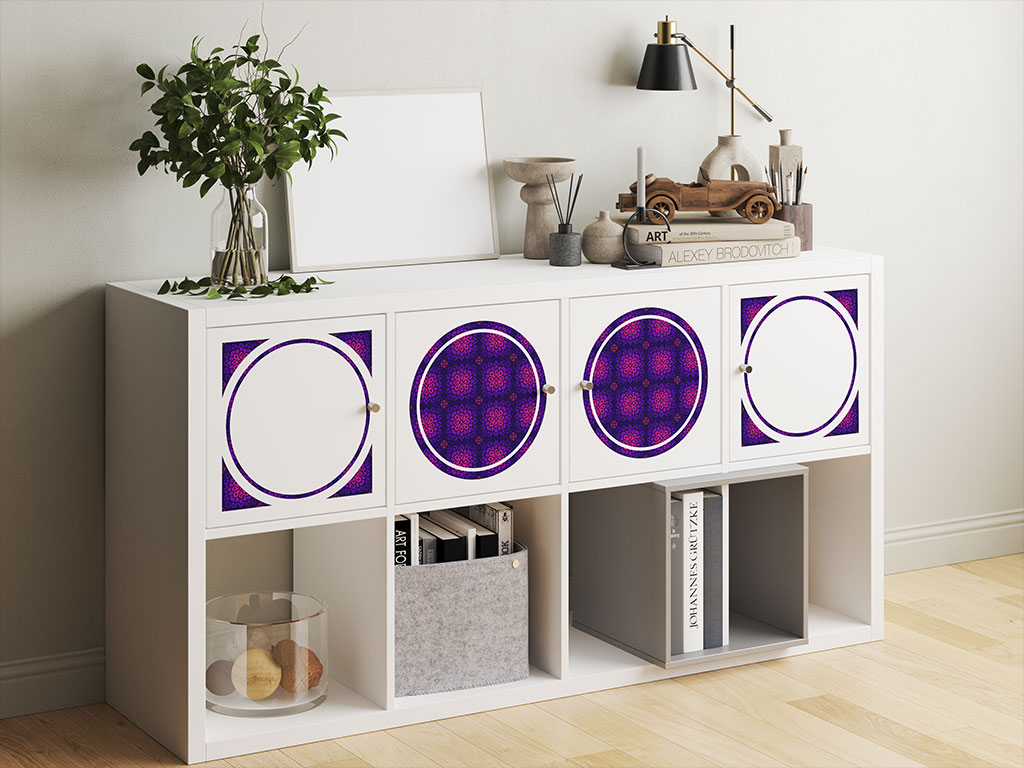 Gradient Lotus Art Deco DIY Furniture Stickers