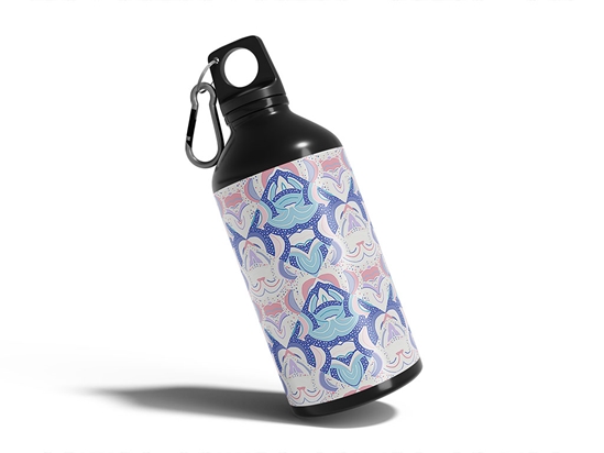 Soft Lullaby Art Deco Water Bottle DIY Stickers