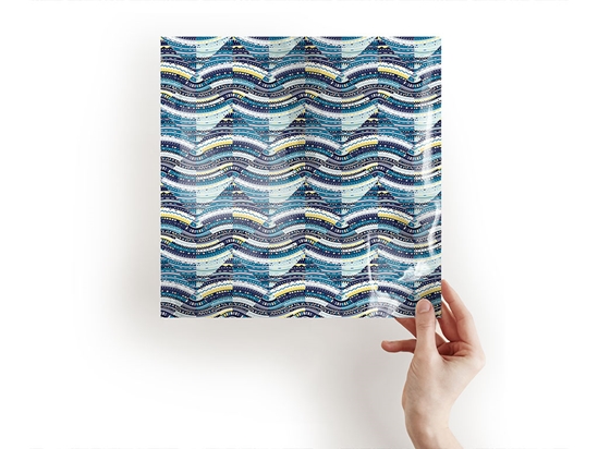 Water Static Art Deco Craft Sheets