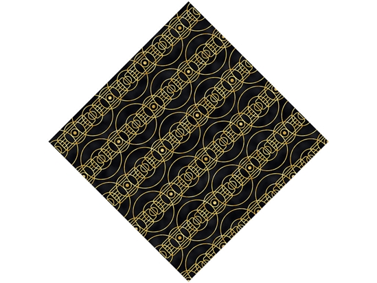 Concentric Circles Art Deco Vinyl Wrap Pattern