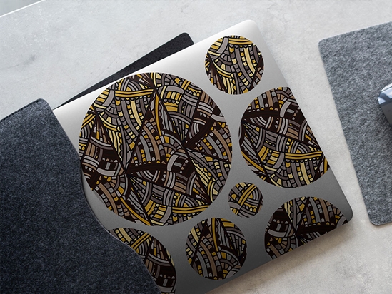 Glass Pomp Art Deco DIY Laptop Stickers