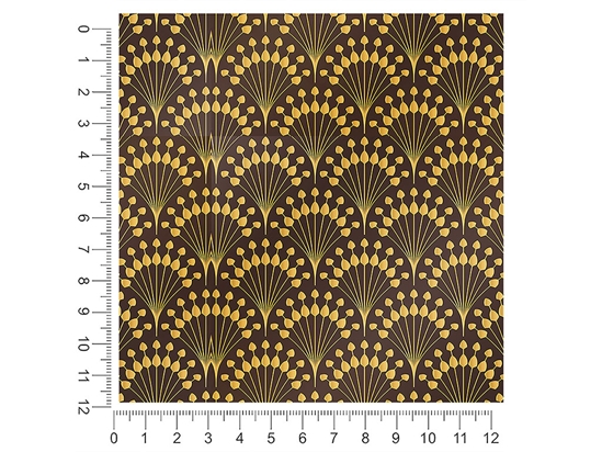 Peacock Tails Art Deco 1ft x 1ft Craft Sheets