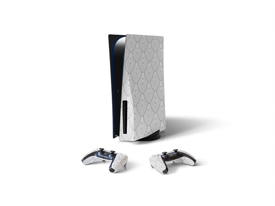 Falling Scales Art Deco Sony PS5 DIY Skin