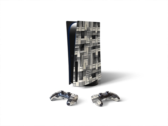 The Horizontal Art Deco Sony PS5 DIY Skin