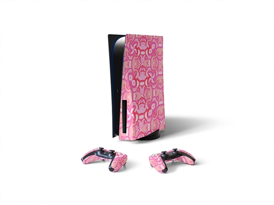 Spring Burst Art Deco Sony PS5 DIY Skin