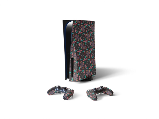 Dark Combat Art Deco Sony PS5 DIY Skin